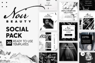 Download Noir Beauty - Social Pack - Premium Resources