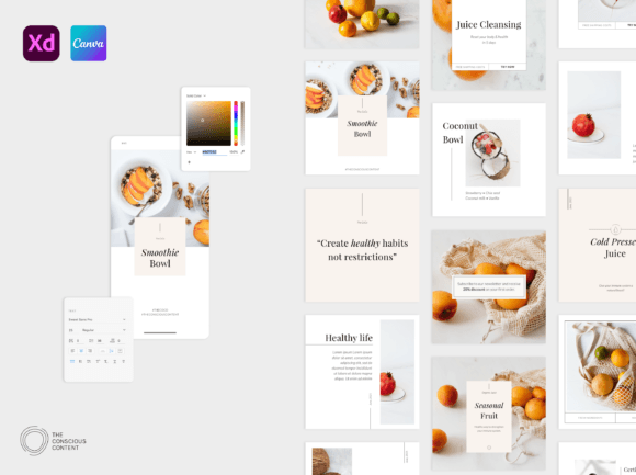 Download Insta Canva Templates Apricot - Premium Resources